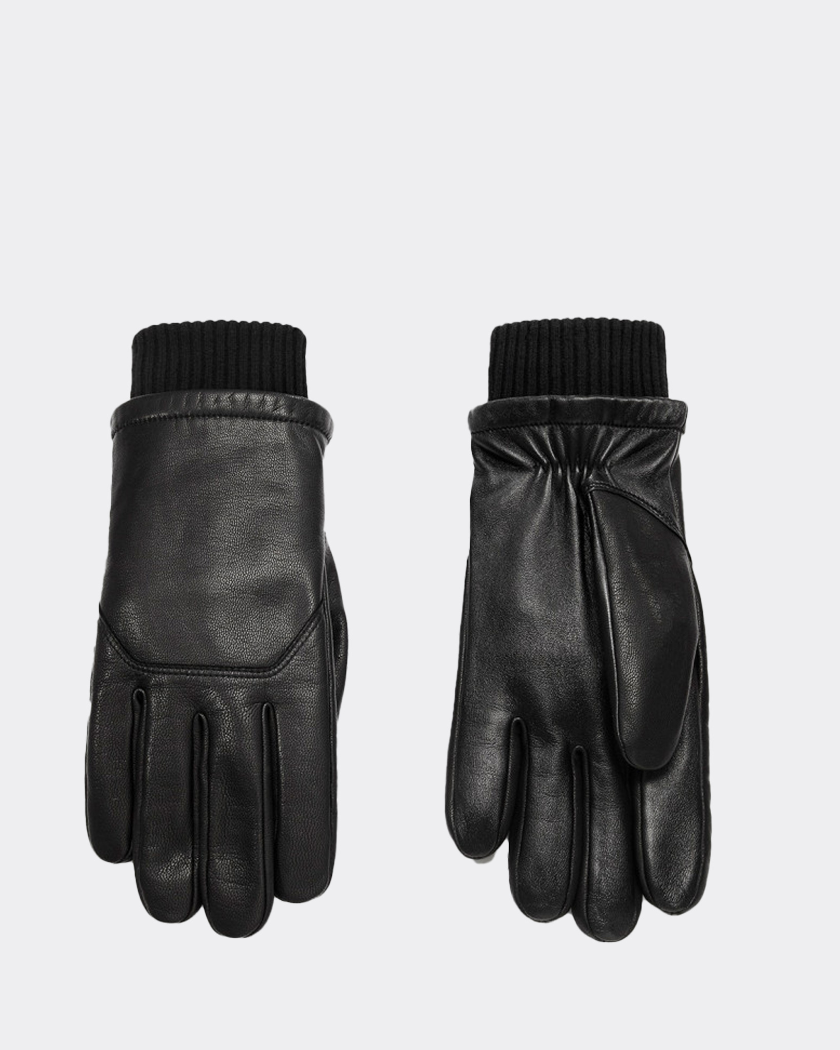Canada Goose Workman Leather Gloves Schwarz - Beachim