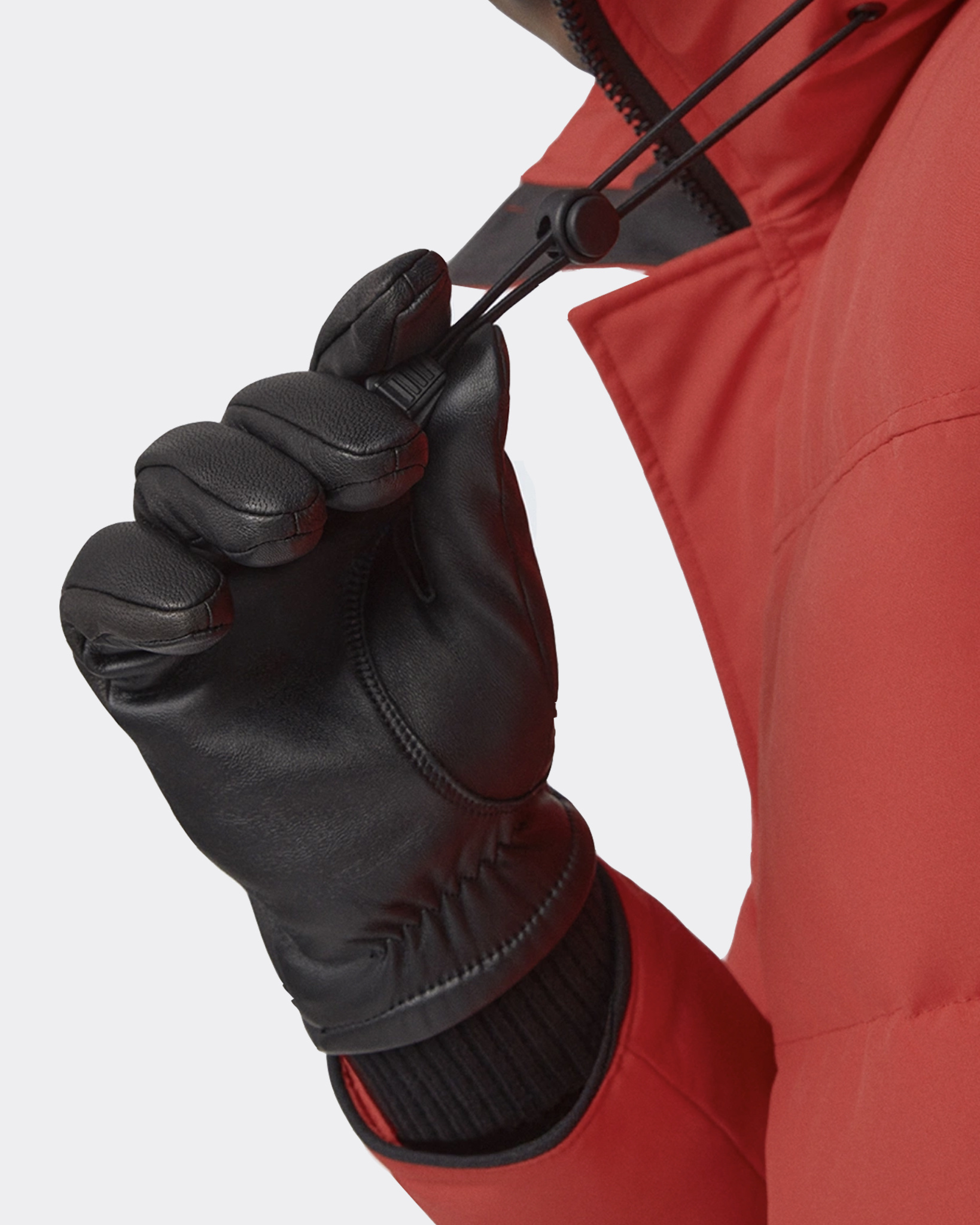 Canada Goose Workman Leather Gloves Schwarz - Beachim