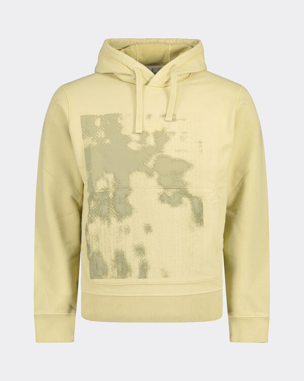 66660 Front Print Hoodie Sand