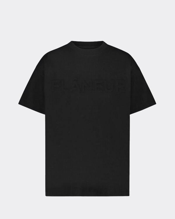 Embossed T-Shirt Zwart