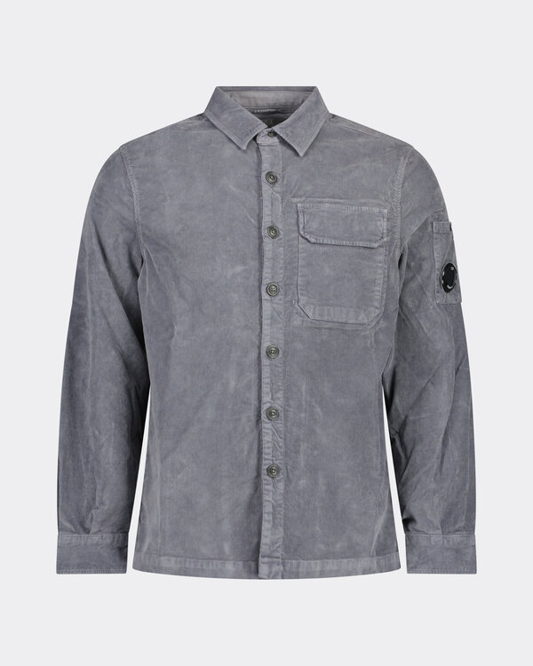 Velluto Corduroy Shirt Grijs