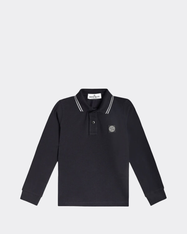 20748 Long Sleeve Basic Polo Navy