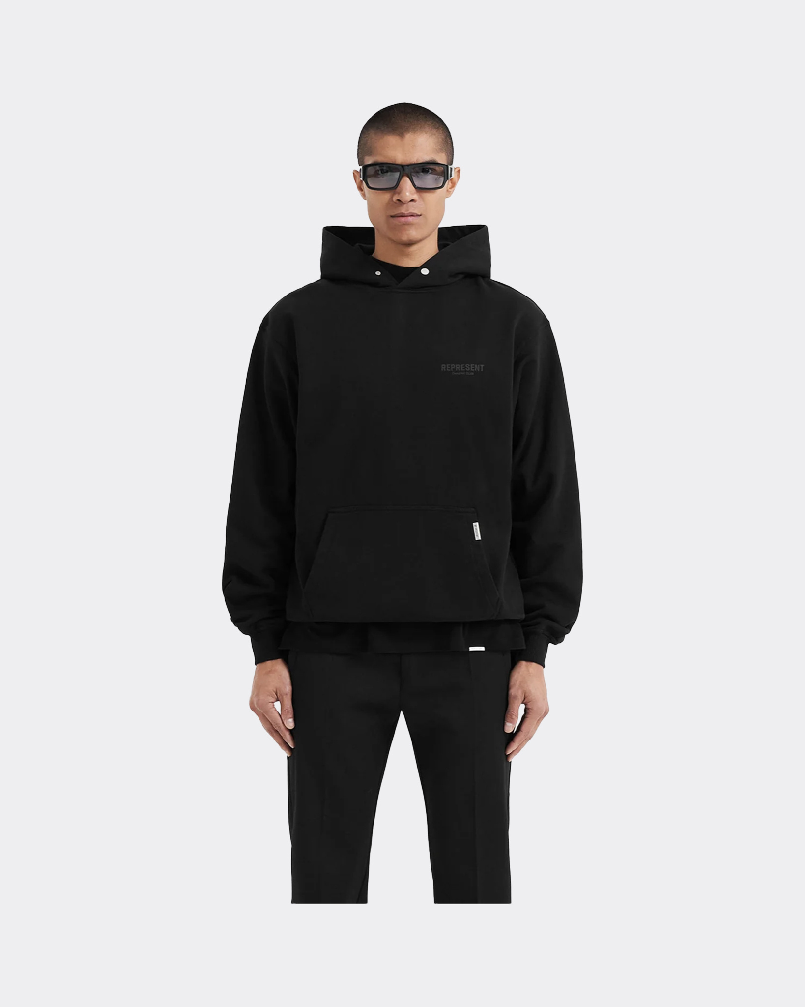 Black reflective hoodie best sale