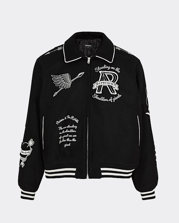 Cherub Varsity Jacket Schwarz