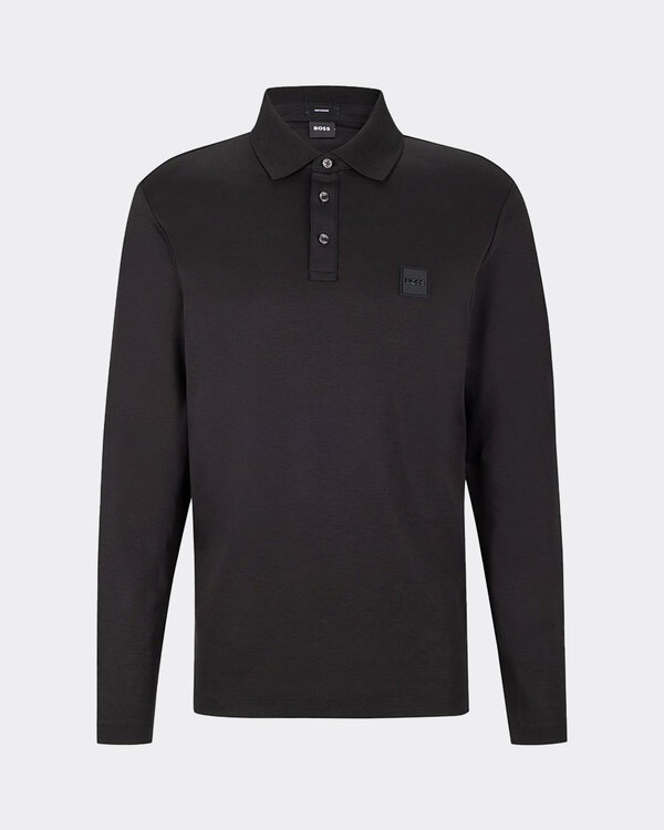 Pado 08 Long Sleeve Polo Black