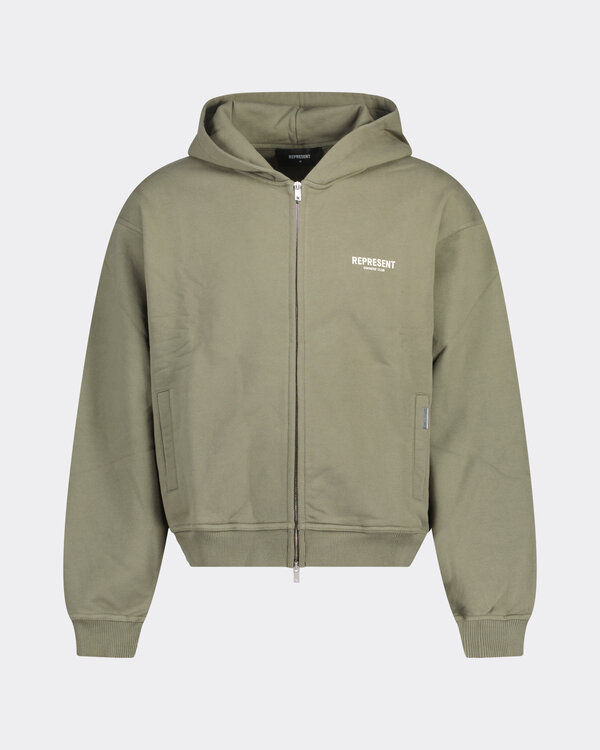 Owners Club Zip Hoodie Green