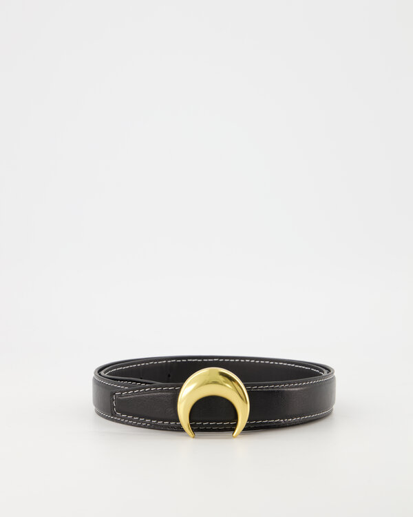 Ceinture Moon Buckle Belt Schwarz