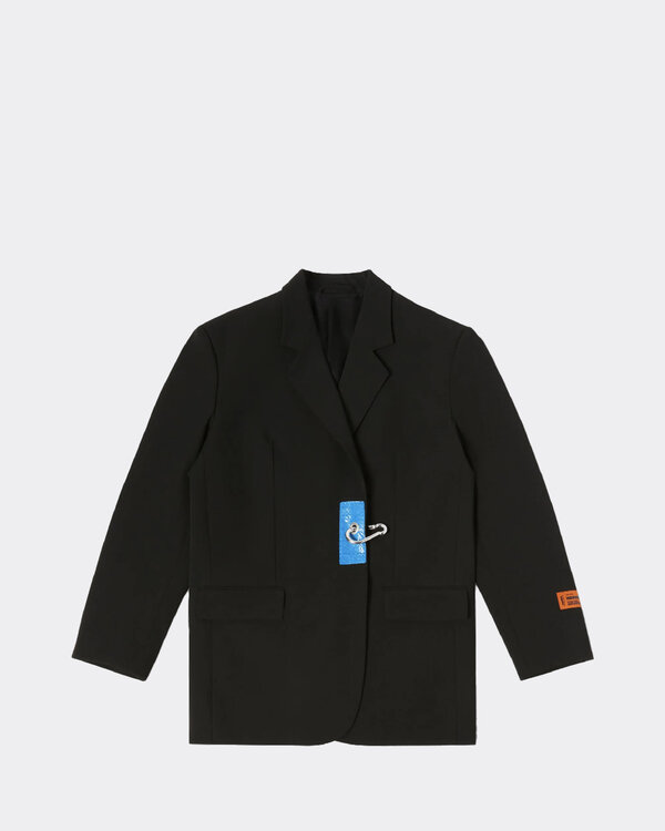 Carabiner Gabardine Blazer Black