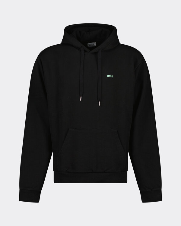 Harmon Back A Pixel Hoodie Black