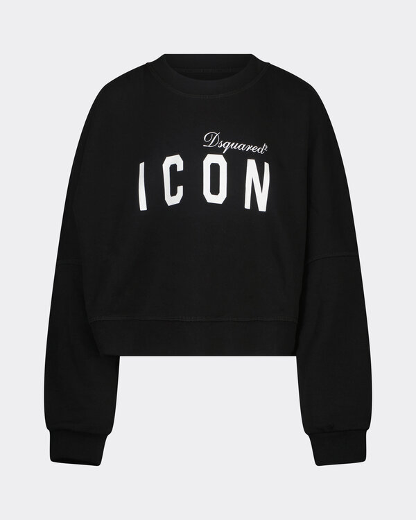 Over-Icon Sweater Zwart