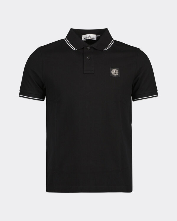 2SC18 Basic Slim Fit Polo Black