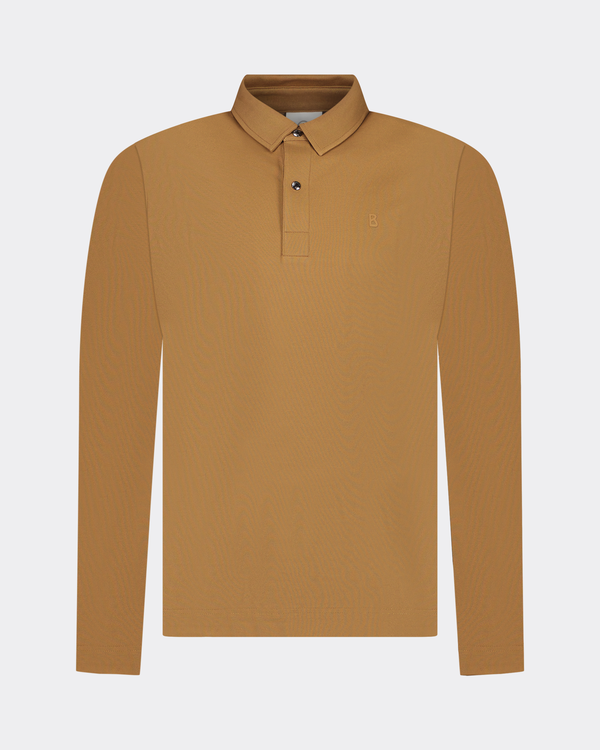 Timon Longsleeve Polo Beige