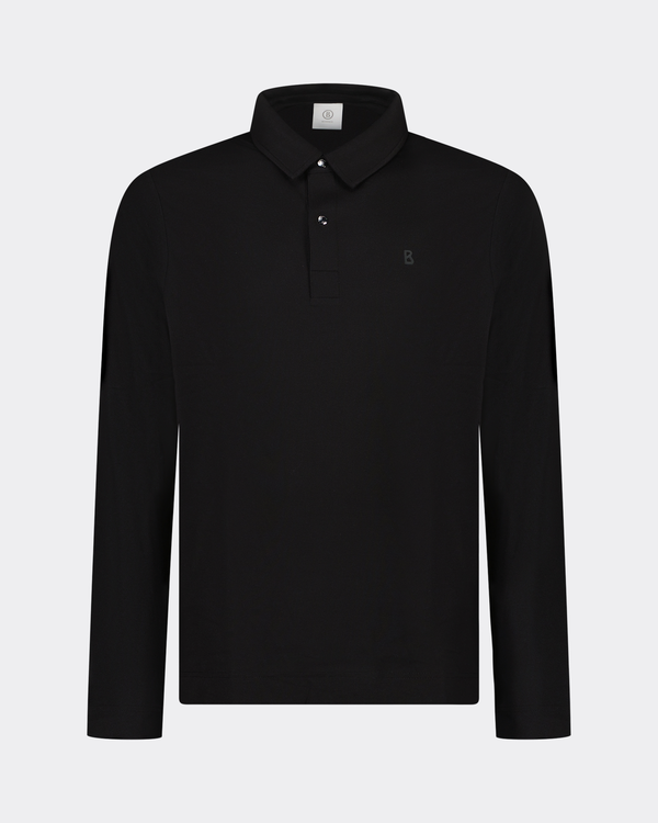 Timon Longsleeve Polo Black