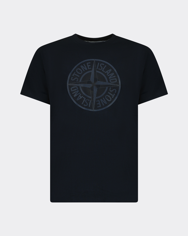 2NS92 Print T-shirt Navy
