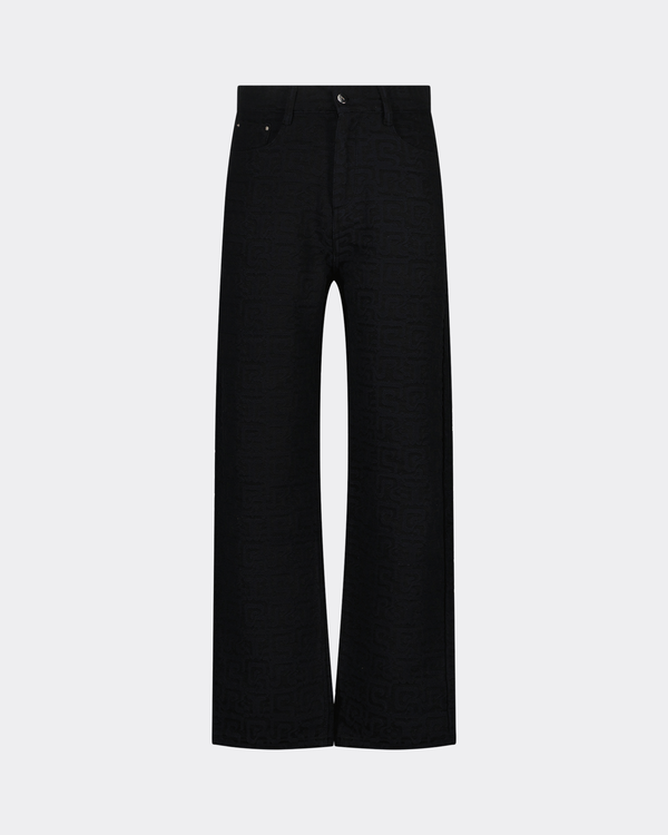 Jones Jacquard Pants Schwarz