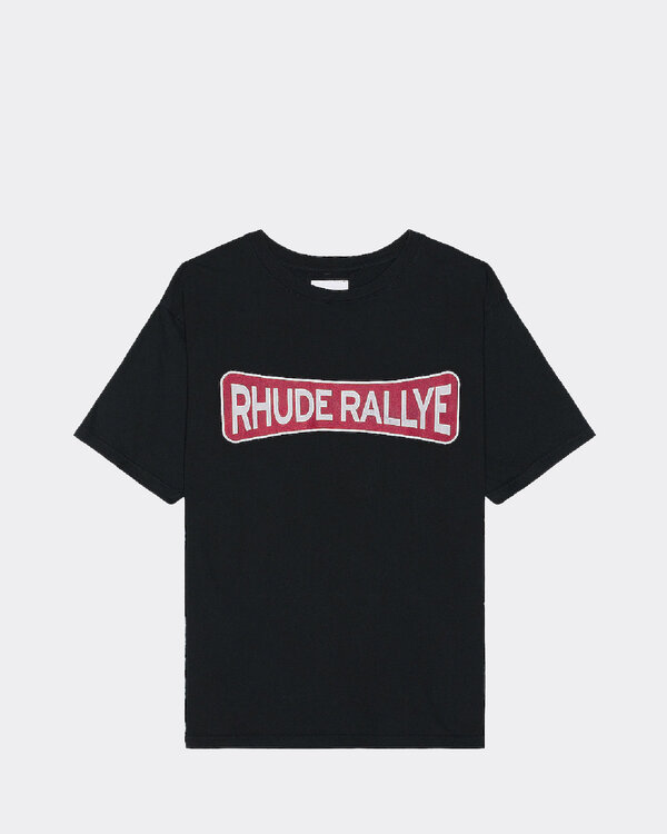 Rallye Tee T-Shirt Zwart