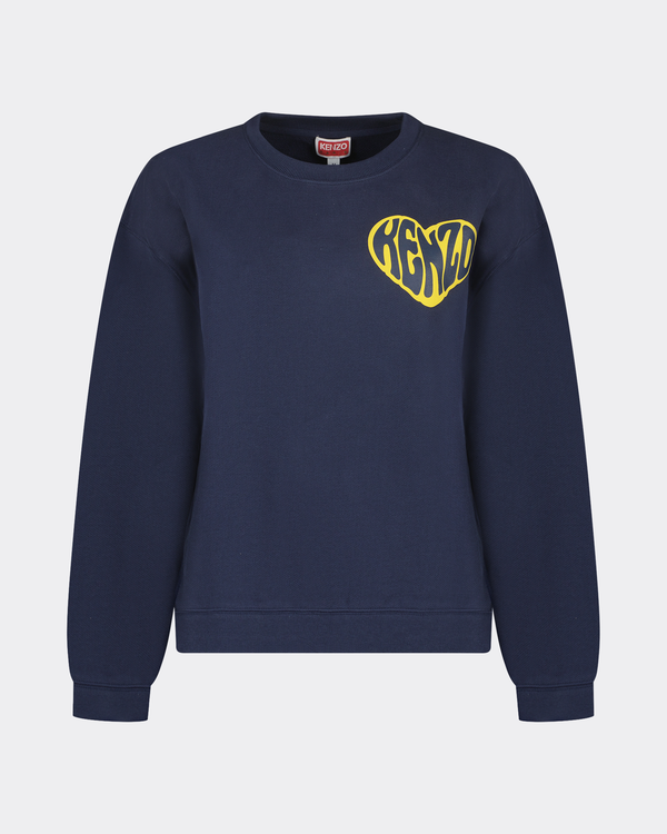 Hearts Regular Sweater Blau