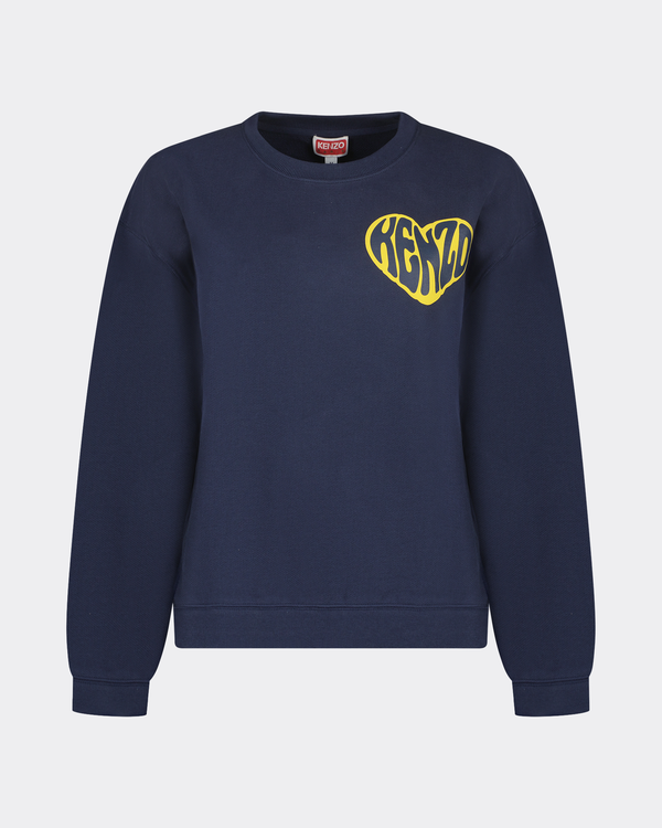 Hearts Regular Sweater Blue