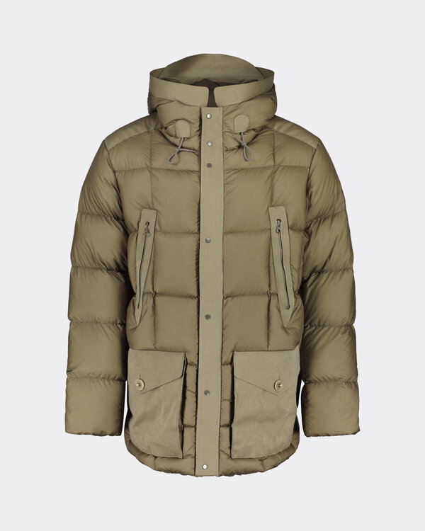 Norsel Combo Down Parka Green