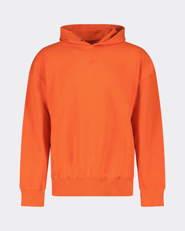 Brutalist Graphic Hoodie Orange