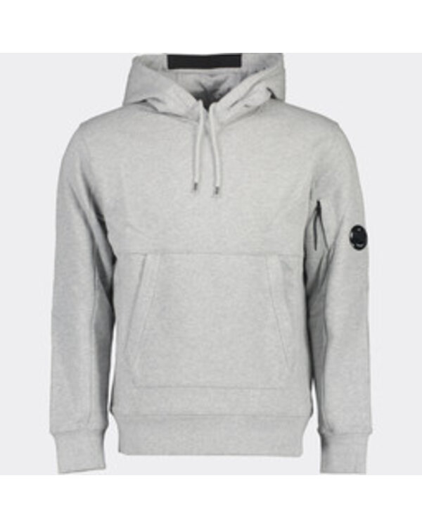 Diagonal Raised Hoodie Grey