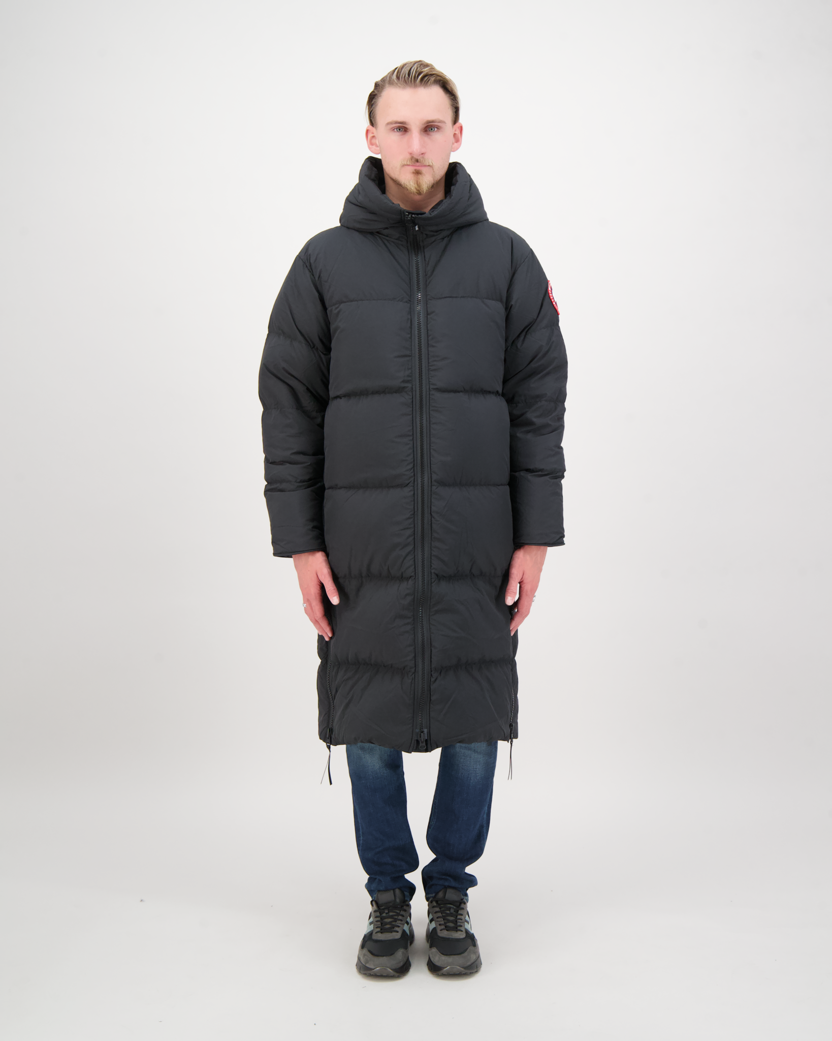 Canada Goose Lawrence Long Puffer Schwarz - Beachim