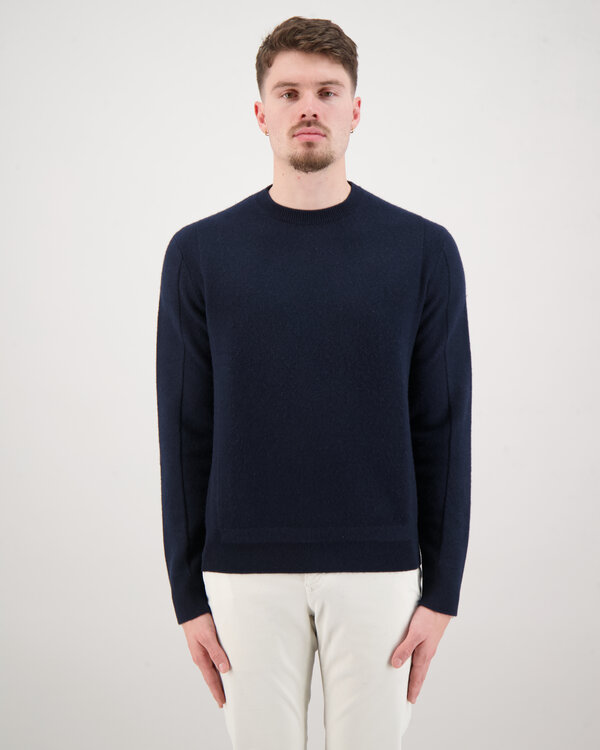Crewneck Knitwear Sweater Dark Blue