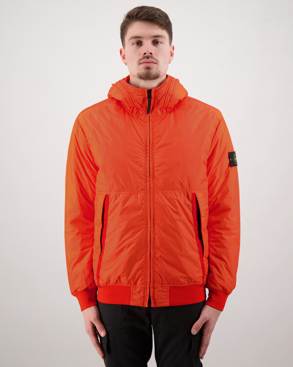 40823 Garments Dyed Crinkle Reps R-NY Primaloft Jacket Oranje