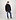 43728 Seamless Tunnel Nylon Down-TC Jacket Zwart