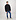 44028 Seamless Tunnel Nylon Down-TC Jacket Zwart