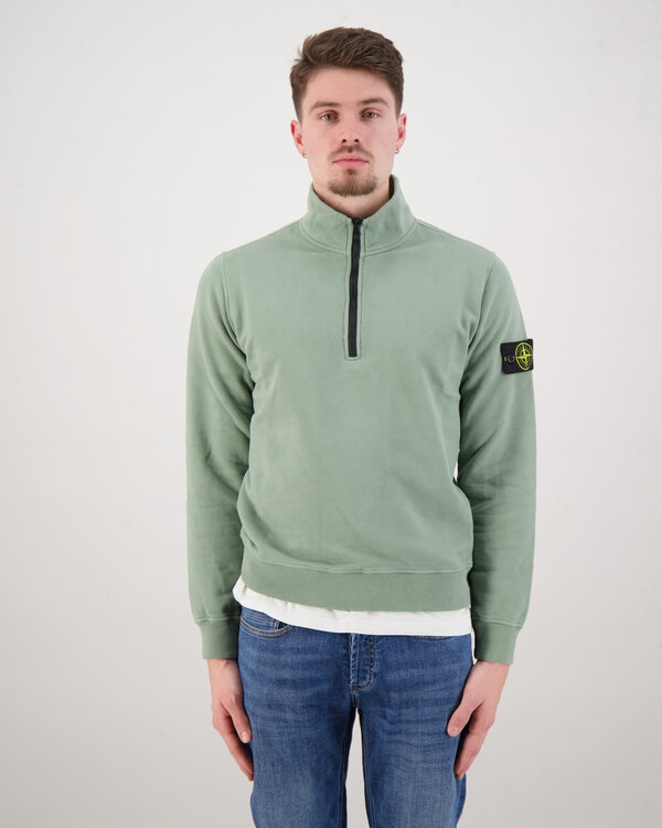 62720 Half Zip Sweater Sage