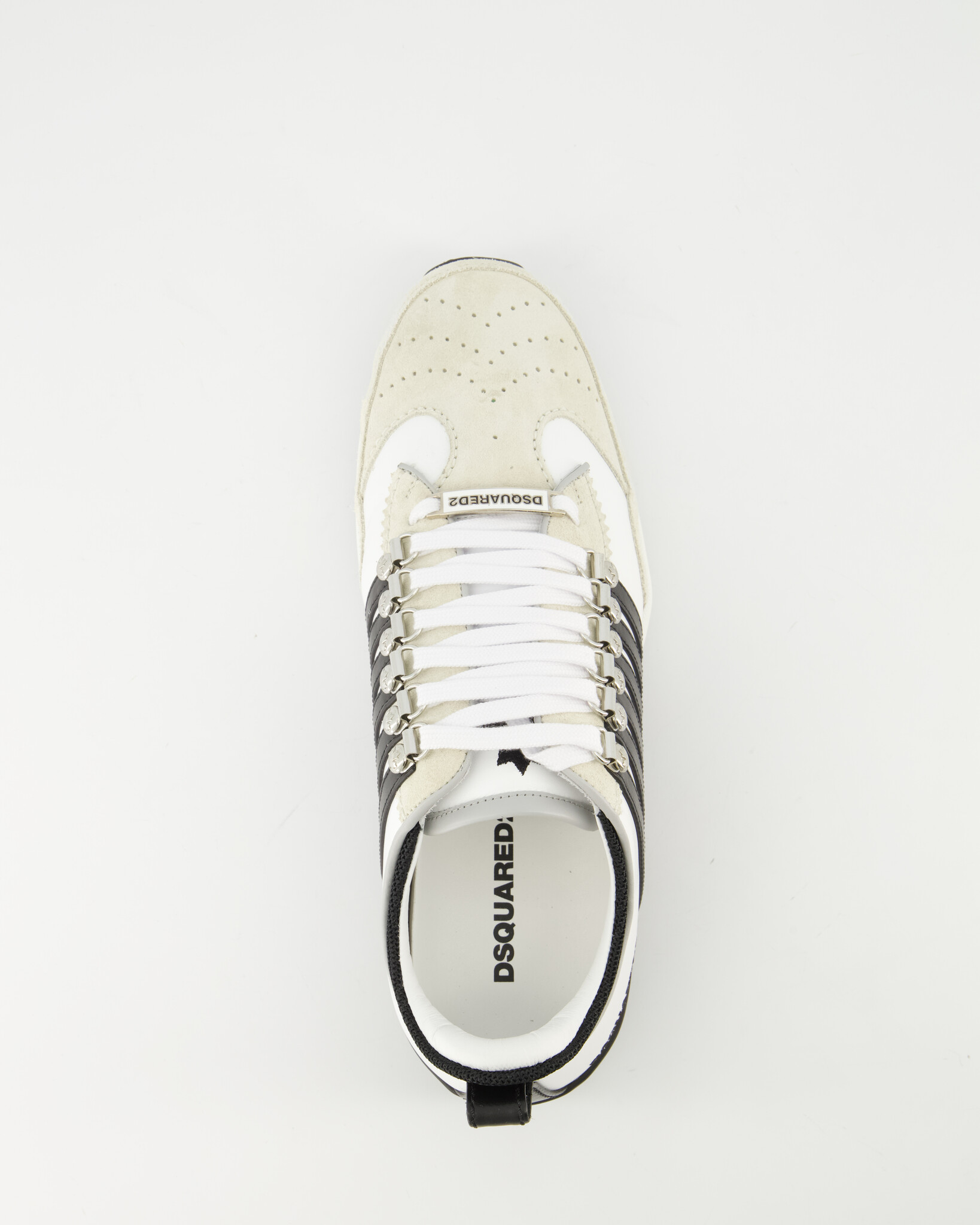 Dsquared2 Legendary Lace Up Low Top Sneakers White - Beachim Dsquared2 Legendary Lace Up Low Top Sneakers White - Beachim