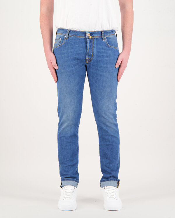 Nick Slim Trousers Denim Jeans Blau