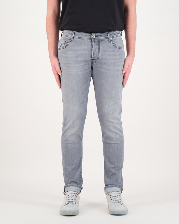 Nick Slim Trousers Denim Jeans Grau