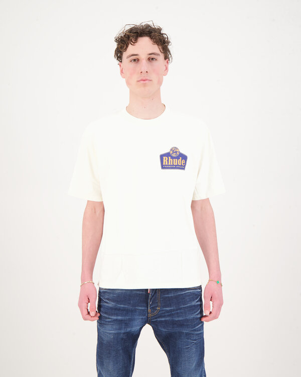 Rhude Grand Cru T-Shirt Wit Grand Cru T-Shirt Wit