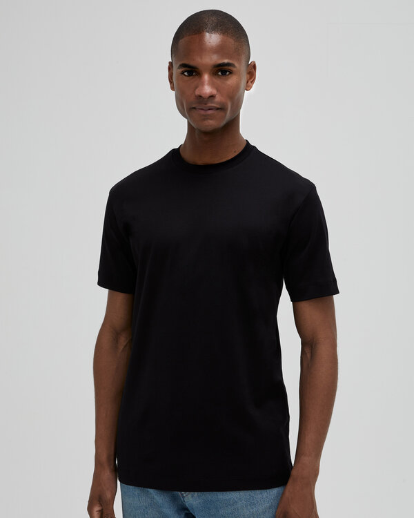 Interlock Supima T-Shirt Black