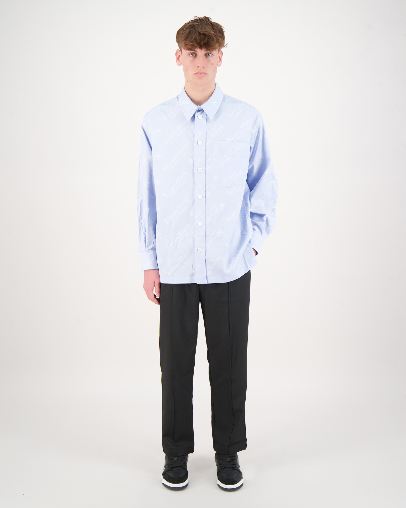 Kenzo light sale blue shirt