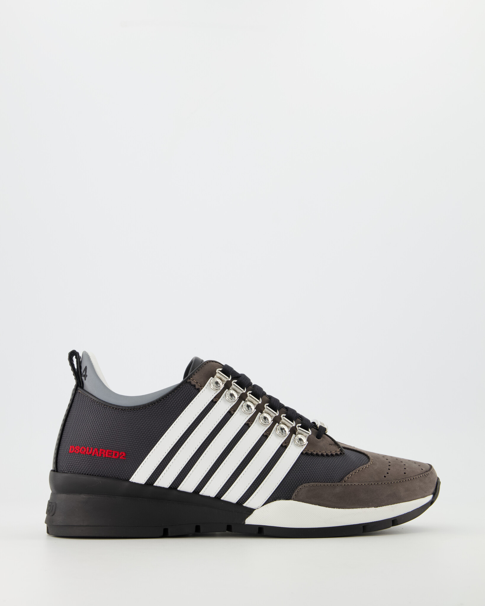 Dsquared2 Legendary Lace Up Low Top Sneakers Donker Gijs