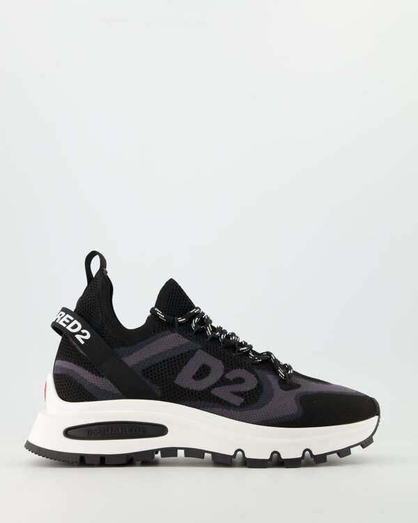Run DS2 Lace-Up Low Top Sneakers Schwarz