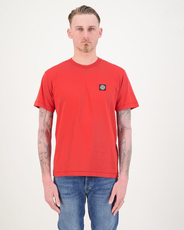 Stone Island 24113 Basic T-Shirt Red 24113 Basic T-Shirt Red