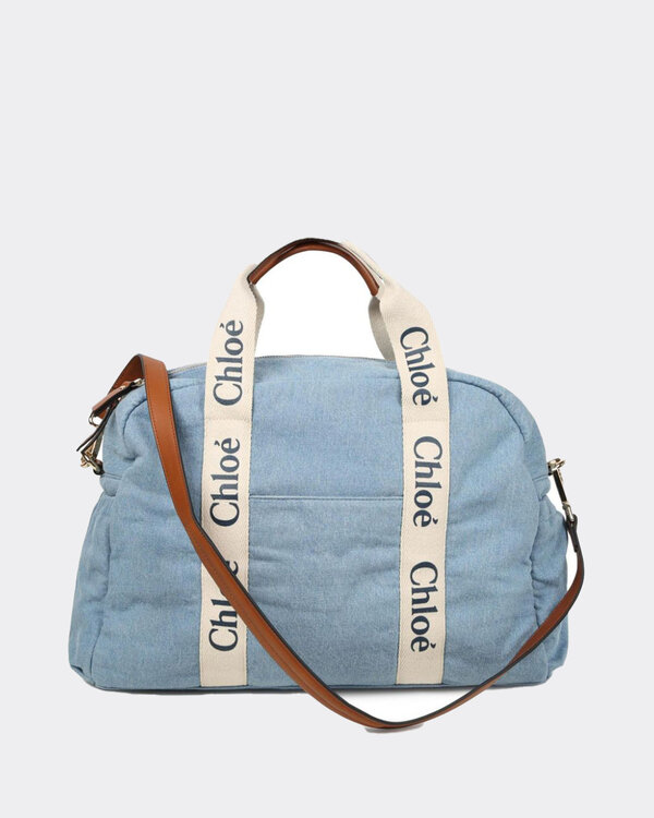 Logoprint Diaperbag Blue