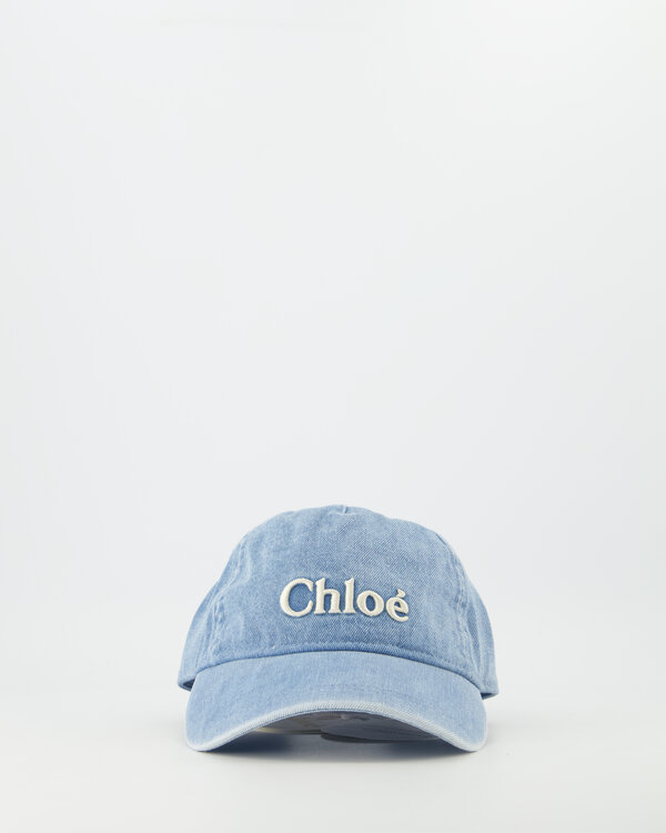 Logo Cap Jeans Blue