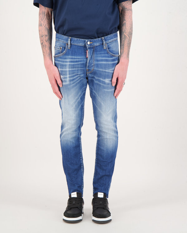 Skater 5 Pocket Jeans Blau