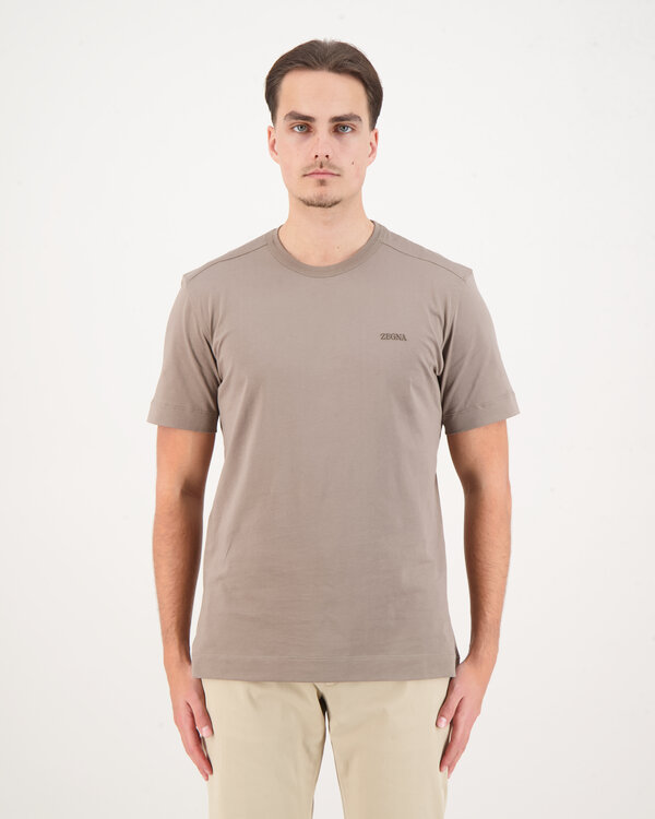 Basis Logo T-Shirt D.Grau