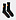 Front Logo Socks Black
