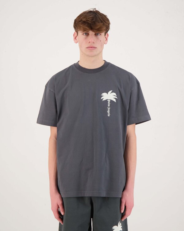 Palm Angels The Palm GD T-Shirt Dark Grey The Palm GD T-Shirt Dark Grey