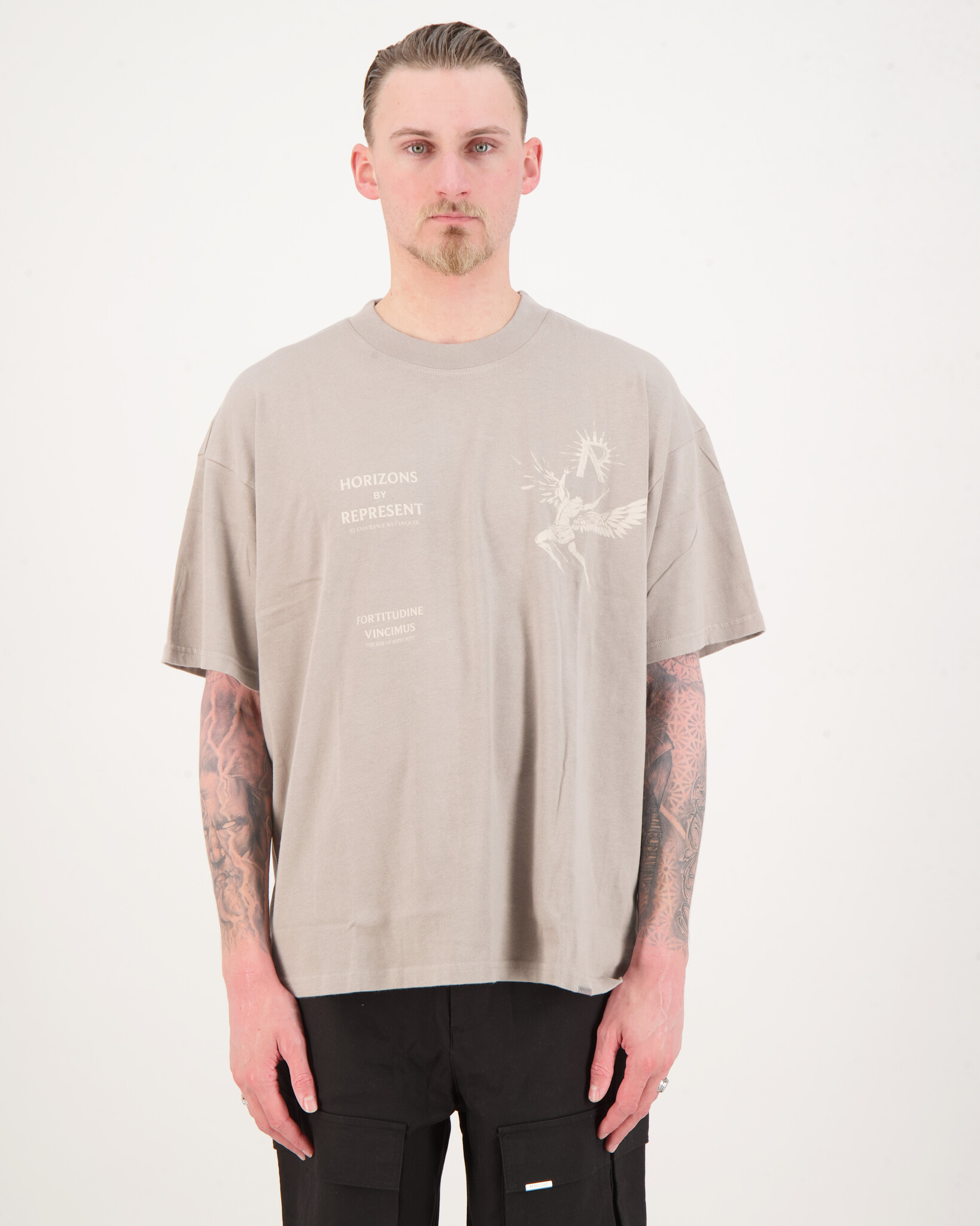 Represent Icarus T-shirt Taupe - Beachim