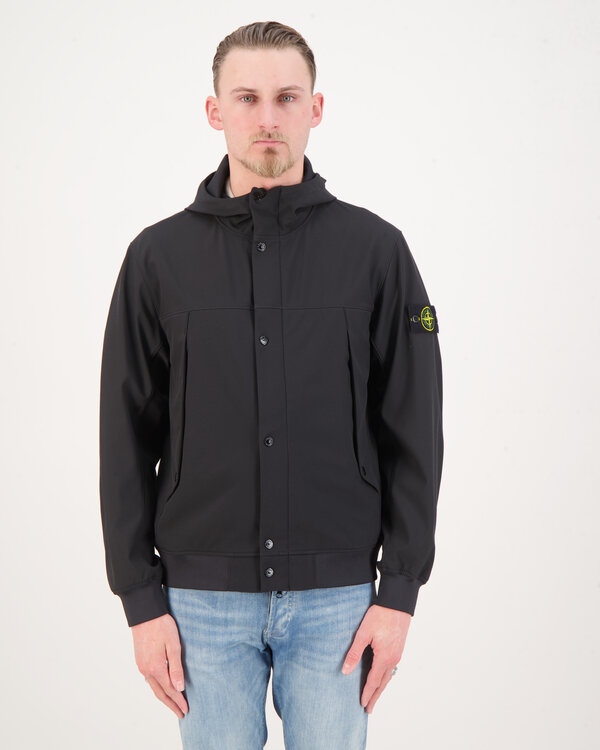 40227 Light Soft Shell-R e.dye Jacket Zwart