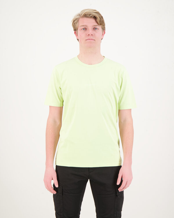 Jersey 24/1 Resist Dyed T-shirt Lime