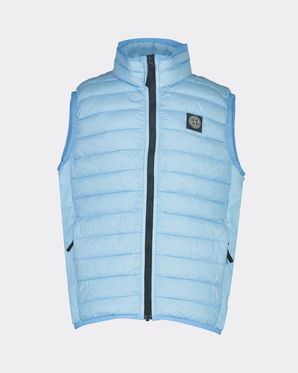 G0224 Sleeveless Realdown Jacket Blau